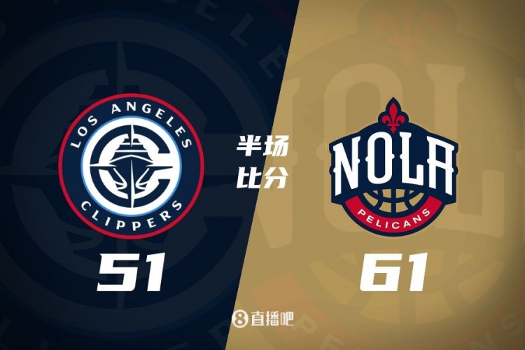 半場戰報：小卡15分&哈登12分7助 快船半場三分21中6落後鵜鶘10分